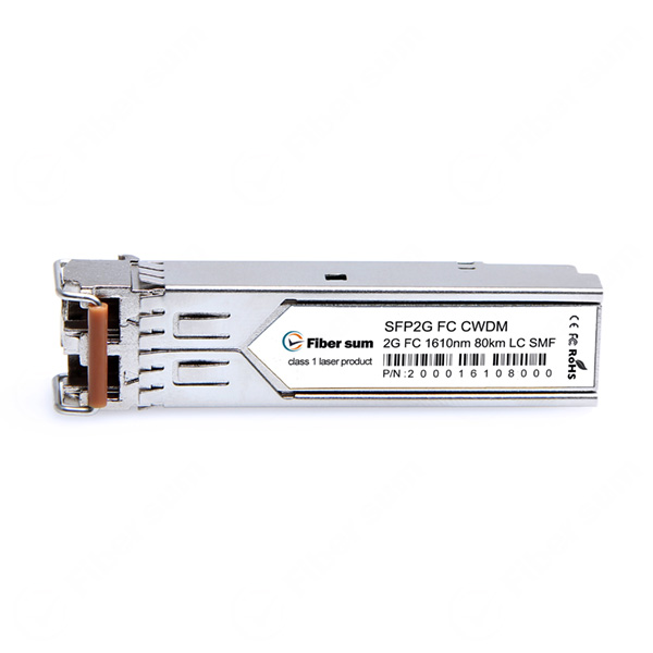 Cisco DS-CWDM-1610 Compatible 2Gbs-CWDM 80KM 1610nm SMF DOM 2-Gigabit Fibre Channel SFP Transceiver Module